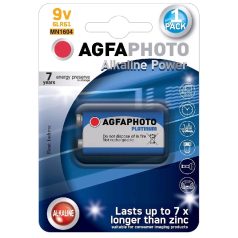 Agfaphoto alkáli 9V elem B1
