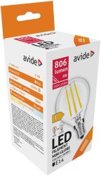 LED Filament Mini Globe 6W E14 360° NW 4000K High Lumen