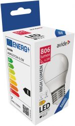 Avide LED Globe Mini G45 4.5W E27 CW 6400K