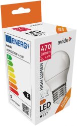 Avide LED Globe Mini G45 4.5W E27 NW 4000K