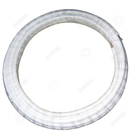 RÉZCSŐ 12x1mm SZIGETELT (EBRILLE), 25 m/tekercs, 1/2"