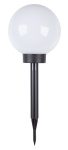 LED-es szolár lámpa, d=20cm, fehér gömb LED-es szolár lámpa, d=20cm, fehér gömb