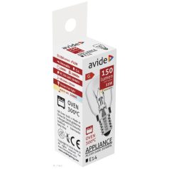 Avide sütőizzó 300C izzó 25W E14