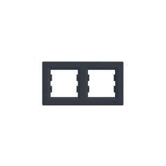 Asfora kettes keret, vízszintes, antarcit