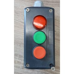 Szerelt 3-as NYOMÓGOMB HÁZ