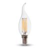 V-tac - E14 4W láng led égő dimmelhető 2700K -4366 V-tac - E14 4W láng led égő dimmelhető 2700K -4366