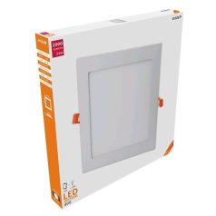 Led beépíthető mennyezeti négyzet lámpa 24w 4000k