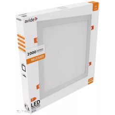 Led beépíthető mennyezeti négyzet lámpa 24w 4000k