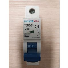 Kismegszakító 1P C 13A 6kA