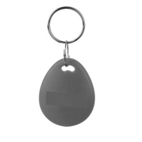 RFID kulcstartó MIFARE (13,56MHz) chip, szürke, IDT-2000MF-gy Szürke Beléptető kártya