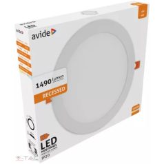 Led beépíthető kerek mennyezeti lámpa 18w 4000k