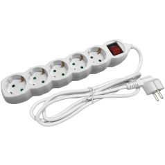 Entac Elosztó 6 Foglalat Kapcsolóval 3m 3G1,5