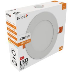 Led beépíthető kerek mennyezeti lámpa 6w 4000k