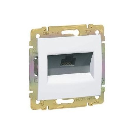 VALENA TEL.2XRJ45 CAT6 FTP FEHÉR