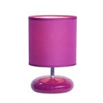 Pink színű asztali lámpa