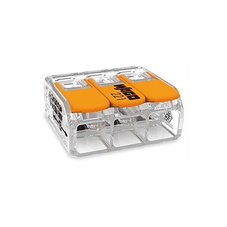 VEZETÉKÖSSZEKÖTŐ 3 VEZ. ÁTL. 6MM2