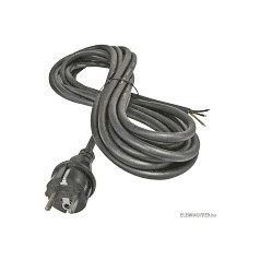 GUMIKÁBEL 3x1,5 (5FM) FEKETE