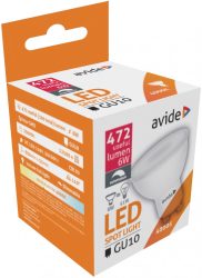 Avide LED Spot Plastic Fényerő Szabályzós 6W GU10 110° NW 4000K