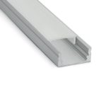 Alumínium profil 2m matt fedőlappal)