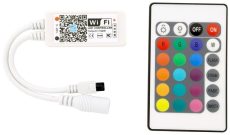 Avide LED Szalag 12V 192W RGB+W IR Távirányító és WIFI-s Vezérlő