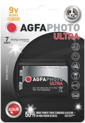 AgfaPhoto Ultra Alkáli 9V Elem B1
