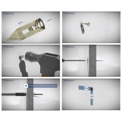 BEÜTHETŐ GIPSZKARTON ÉK LEMEZBŐL10,5*30 MM-ES