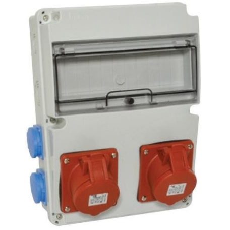 Szerelt Ipari Doboz 2x5P32A 4x2P+f