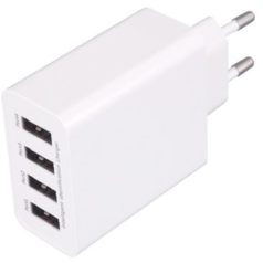 USB HÁLÓZATI TÖLTŐ, 4X 3.1A, SUM 5A