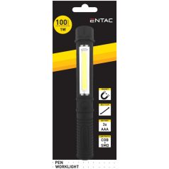 Entac Szerelőlámpa 1W Toll Fekete