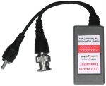   Csavartérpáros passzív jelátalakító,1 csatornás,video/táp/audio(adat) 12VDC, sorkapocs.