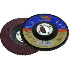 Lamellás csiszolótányér, korund 115mm/P60 MODECO