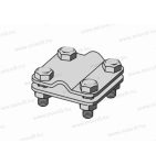   XBS MGKS-01/2A Multikapocs 30mm laposvas és 8-12mm köracél öszekötéséhez