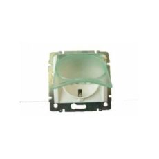 VALENA IP44 2P+F CSATLAKOZÓALJZAT CSAPÓFEDÉLLEL, FEHÉR