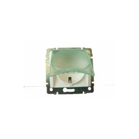 VALENA IP44 2P+F CSATLAKOZÓALJZAT CSAPÓFEDÉLLEL, FEHÉR