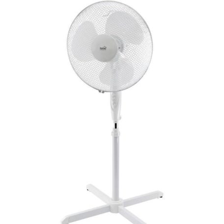 Állványos ventilátor, fehér