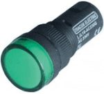 LED-es jelzőlámpa 230V zöld AD16-22DS/230V/G