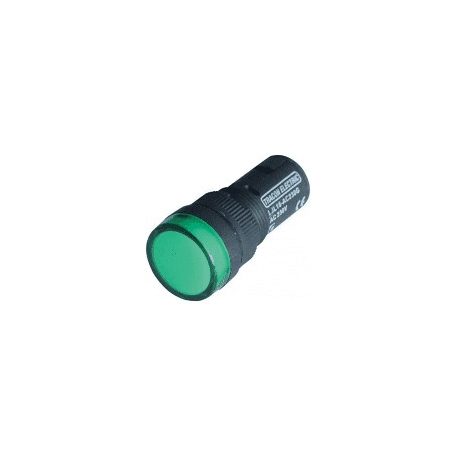 LED-es jelzőlámpa 230V zöld AD16-22DS/230V/G