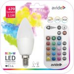   Avide Smart LED Candle 5.5W RGB+W 2700K IR Távirányítóval