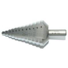   LF 3 ....LÉPCSŐS FÚRÓ 6-9-13-16-19-21-23-26-29-32-35-38 MM FURATHOZ HSS