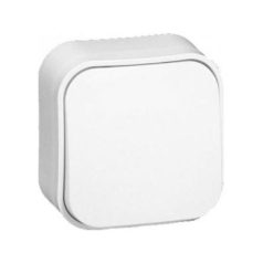   FORIX IP20 FALON KÍVÜLI EGYPÓLUSÚ NYOMÓ, 6A - 250 V~ FEHÉR