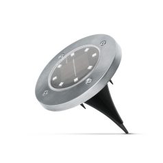   LED-es leszúrható szolár lámpa - kör alakú - melegfehér - 12 cm