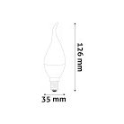 Avide LED Candle Flame 6W E14 WW 3000K