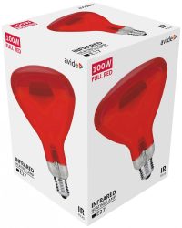 Avide Infra Izzó E27 100W Full Red