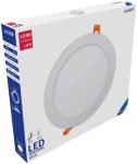   Avide LED Beépíthető Kerek Mennyezeti Lámpa ALU 18W CW 6400K