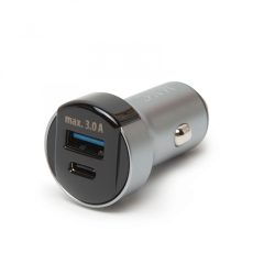 Autós szivargyújtó adapter Type-C PD és USB aljzattal, gyorstöltéssel