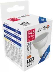 Avide LED Spot Alu+plastic 4W GU10 CW 6400K