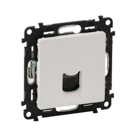 VALENA LIFE 1XRJ45 CAT.5E UTP FEHÉR ADAT ÁTV.CSATLAK.ALJZAT FEDÉLLEL