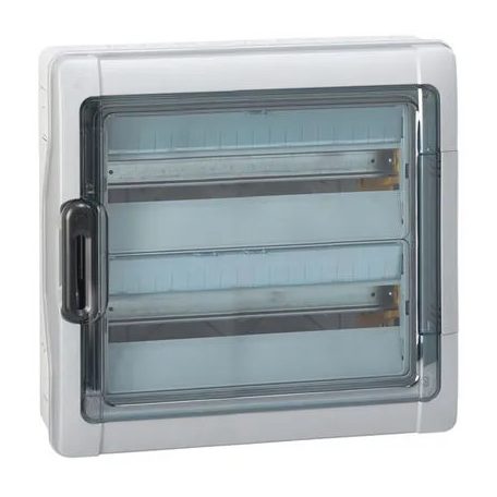 IPARI ELOSZTÓ FK. 2X18M ÁTL.AJT IP65 PLEXO3