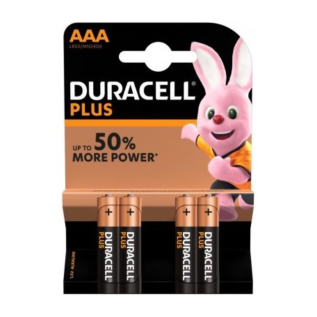 Duracell Plus Alkáli Mikro Elem AAA B4