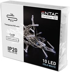 Entac Karácsonyi Beltéri Füzér 10 LED CW 1m